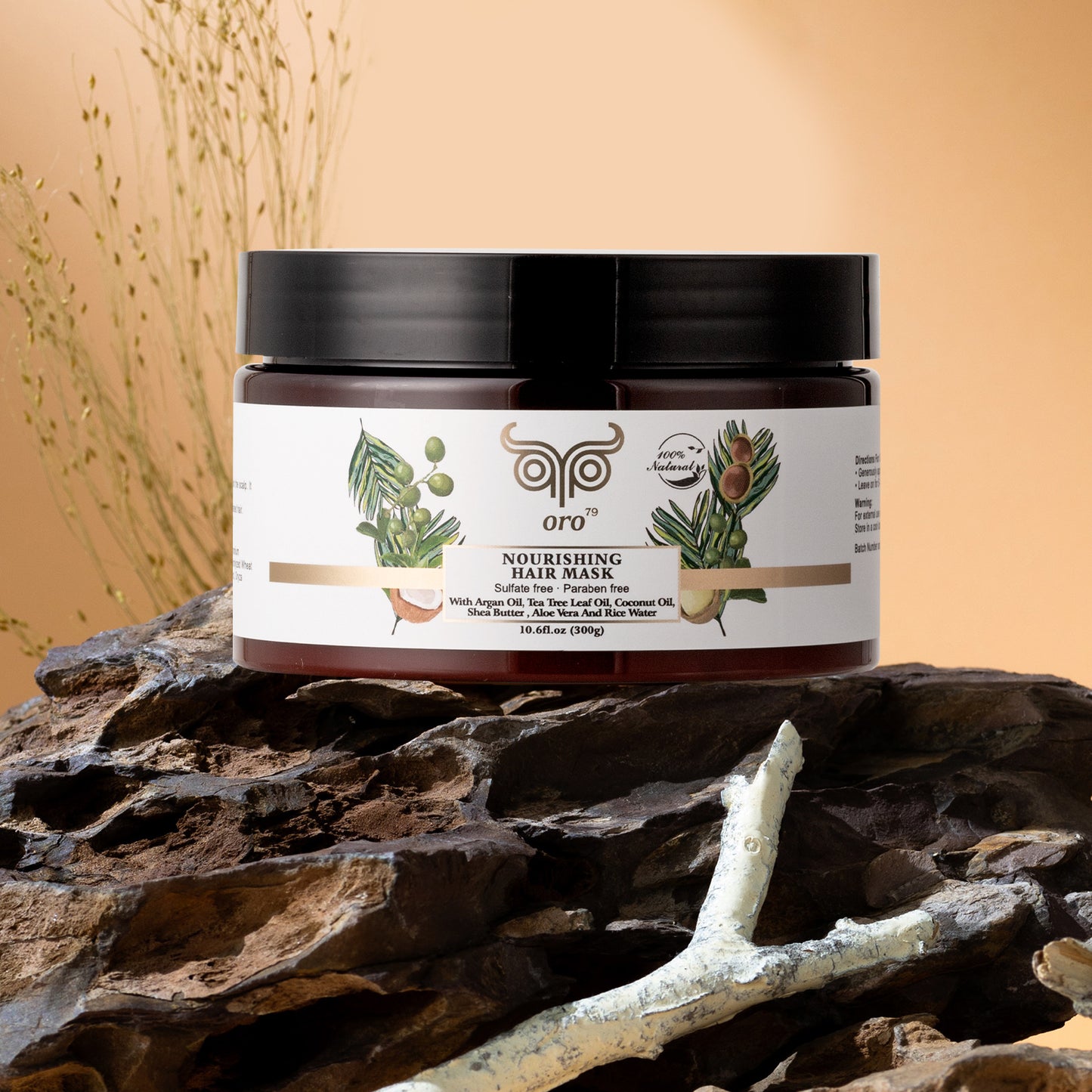 Nourishing shampoo + conditioner + Mask set (sulphate, paraben free)