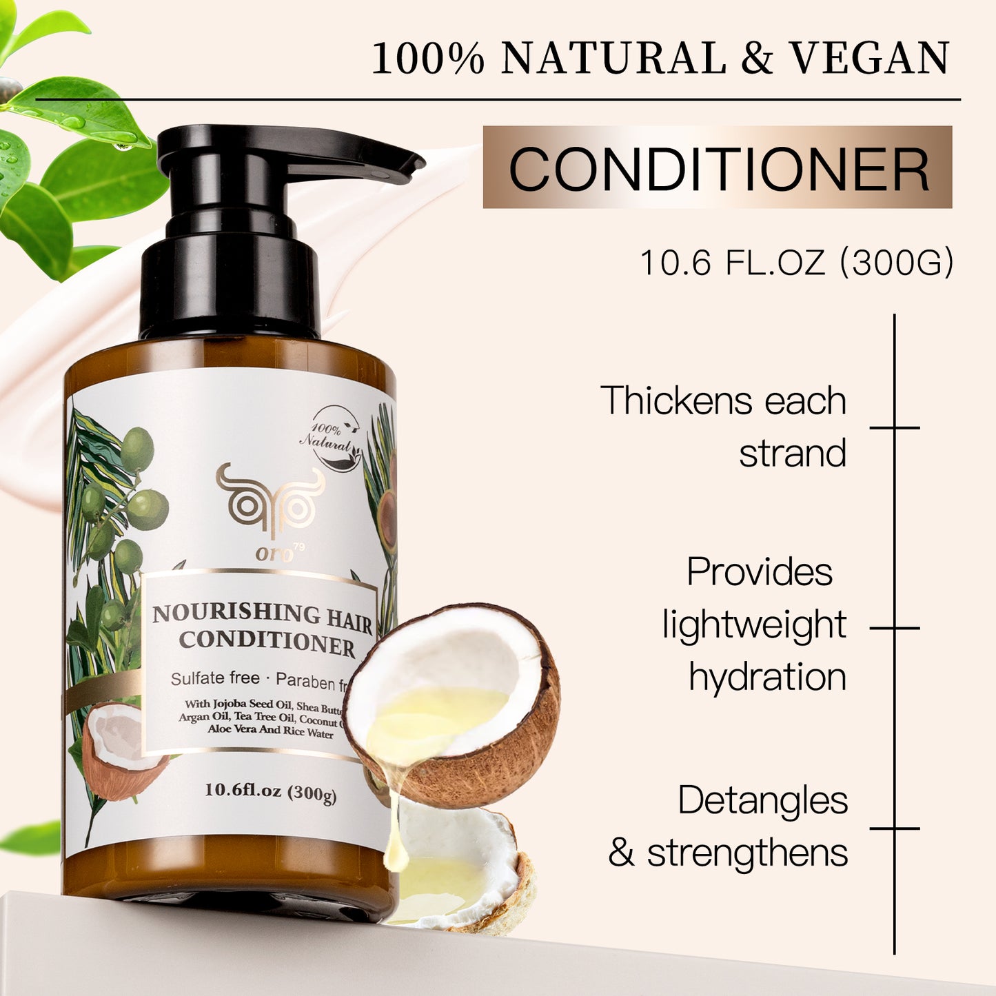 Rice Water & Argan Oil Hair Conditioner