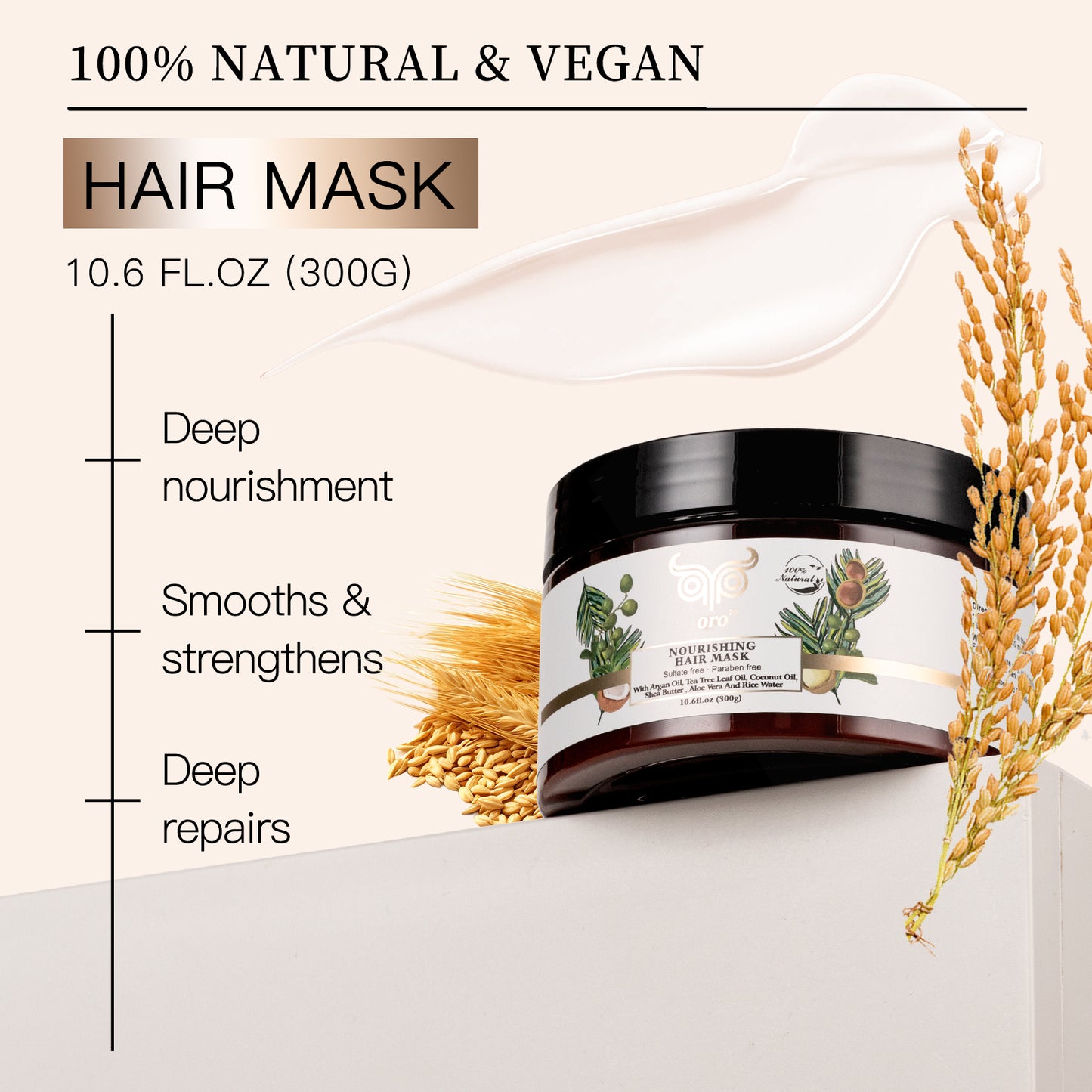 Rice Water & Argan Oil Hair Mask