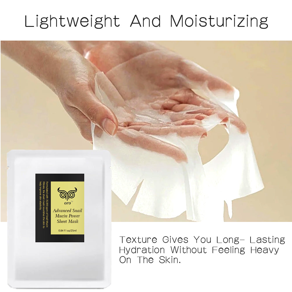 Advance Snail Mucin Power Sheet Mask (4pcs)